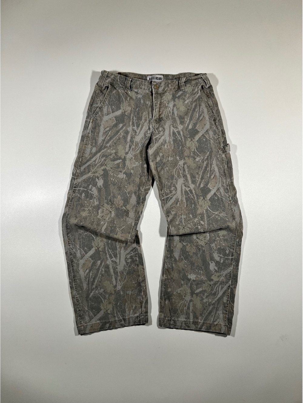 Disclosure gray patterned pants